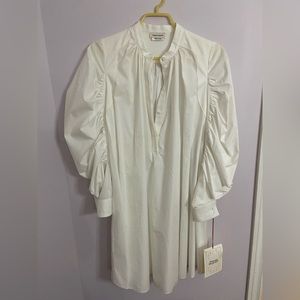 Alexander McQueen white shirt dress - NWT 38